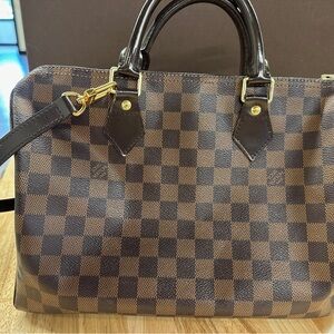 LOUIS VUITTON handbag - Speedy 30 Damier Ebene